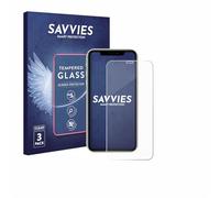 savvies Verre Trempé pour Apple iPhone 11 (3 Pièces) Vitre Protection Ecran, Film Trempé de Verre, Dureté 9H