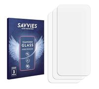 savvies Verre Trempé pour Apple iPhone 17 Pro (3 Pièces) Vitre Protection Ecran, Film Trempé de Verre, Dureté 9H