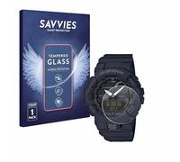 savvies Verre Trempé pour Casio G-Shock GBA800 | Clair Protection d'écran Made in Germany Dureté 9H Vitre Protection Transparent Anti-Rayures