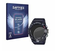 savvies Verre Trempé pour Casio G-Shock Mudmaster GG-B100-1AER (3 Pièces) Vitre Protection Ecran, Film Trempé de Verre, Dureté 9H