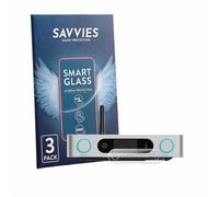 Savvies Verre Trempé pour FiiO BR15 R2R | 3 Pièces Clair Protection d'écran Made in Germany 9H Film Protecteur Film en Verre Anti-Rayures