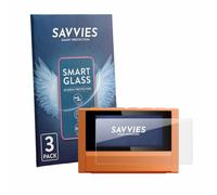 savvies Verre Trempé pour FiiO SnowSky Echo | 3 Pièces Clair Protection d'écran Made in Germany 9H Film Protecteur Film en Verre Anti-Rayures