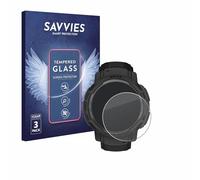 savvies Verre Trempé pour Garmin Instinct Crossover AMOLED (3 Pièces) Vitre Protection Ecran, Film Trempé de Verre, Dureté 9H