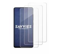 savvies Verre Trempé pour Samsung Galaxy A52s 5G | 3 Pièces Clair Protection d'écran Made in Germany Dureté 9H Vitre Protection Transparent Anti-Rayures
