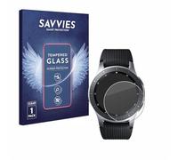 savvies Verre Trempé pour Samsung Galaxy Watch (46 mm) Vitre Protection Ecran, Film Trempé de Verre, Dureté 9H