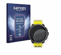 savvies Verre Trempé pour Suunto Race (3 Pièces) Vitre Protection Ecran, Film Trempé de Verre, Dureté 9H