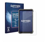 savvies Verre Trempé pour Ulefone RugKing Pad Pro | 2 Pièces Clair Protection d'écran Made in Germany 9H Film Protecteur Film en Verre Anti-Rayures