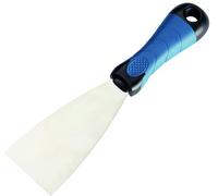 SAVY Couteau à reboucher inox manche bi-matière larg.4 cm