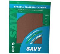 SAVY - Papier corindon grain fin 3 feuilles A