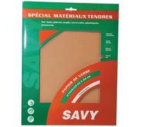 SAVY - Papier de verre grain fin 4 feuilles A