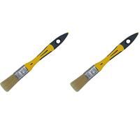 SAVY Pinceau Plat bi-matière Peinture Brillante et Laque larg.20mm (Lot de 2)