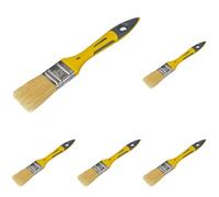 SAVY Pinceau Plat bi-matière Peinture Brillante et Laque larg.30mm (Lot de 5)