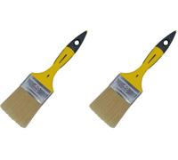 SAVY Pinceau Plat bi-matière Peinture Brillante et Laque larg.60mm (Lot de 2)