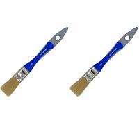 SAVY Pinceau Plat bi-matière Peinture Mate, Velours et satinée larg.20mm (Lot de 2)