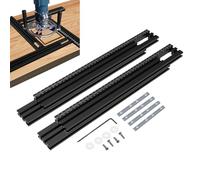Saw Cutting Guide - Woodworking Guide Rail, Carpentry Backrest Track Bracket with Adjustable Alignment, Precision Cutting Tool with Stable Support, Circular Saw Assistance for Milling Grooving Trimmin