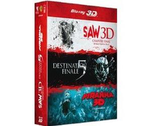 Saw VII : Chapitre final - Destination finale 5 - Piranha Coffret Combo Blu-Ray 3D E