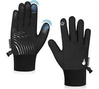 SAWANS Gants de Cyclisme Thermiques d'hiver pour Enfants et Filles, Coupe-Vent, antidérapants écran Tactile, l'équitation et la pour Enfants de 3 à 10 Ans pour Le Cyclisme (Noir, XS (3-4 Ans))