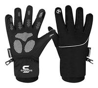 SAWANS Gants d'hiver Thermiques imperméables et Coupe-Vent Thinsulate pour écran Tactile, Ski, VTT, antidérapants, Cyclisme, Snowboard, Paumes rembourrées, Mitaines de vélo de Montagne pour Hommes