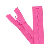 Sawaoke 2PCS N°5 30 cm veste de séparation zip pour la couture veste de manteau zip en plastique Rose Rouge zip en vrac tailleur DIY vêtements/sacs outils de couture