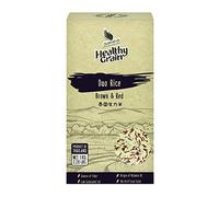 SAWAT-D Duo / Mélange de Riz Brun et Rouge de Thaïlande "Healthy Grain" - Sac de 1KG (Lot de 6 paquets de 1KG / 6KG)