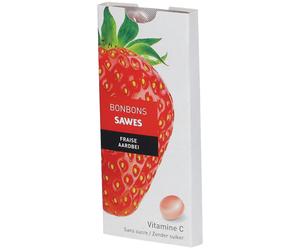 Sawes Bonbons Fraise sans sucre Bonbon(S) 22 g