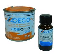 SAWESTO ADECO Colle de réparation PVC/vinyle adegrip | 125 g de colle + 10 g de durcisseur | Kit de colle pour bateau pneumatique pour réparer et coller | Colle de réparation liquide 2K étanche et