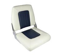 SAWESTO ALLPA Siège de bateau pliant Coach Premium | Chaise résistante aux intempéries et imperméable pour bateaux et pêcheurs - Blanc bleu