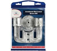 SAWESTO Kit d'anodes pour Mercruiser Bravo II & III en zinc, aluminium et magnésium disponible