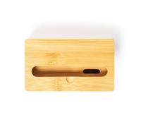 Sawfish Support personnalisé en bambou pour smartphone avec amplificateur de son passif, station d'accueil pour haut-parleur de téléphone portable, support mains libres