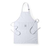 Sawfish Tablier de travail personnalisé en coton et polyester avec double poche avant - Sangle de cou réglable