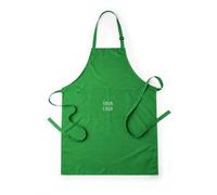 Sawfish Tablier de travail personnalisé en coton et polyester avec double poche avant - Sangle de cou réglable