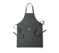 Sawfish Tablier de travail personnalisé en coton et polyester avec double poche avant - Sangle de cou réglable