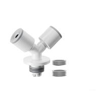 Sawhamale Adaptateur de vidange en T pour machine à laver de type Y, en silicone ABS avec joint magnétique anti-odeur, raccord de drainage rapide pour tuyau de 32 mm à 46 mm (grand)