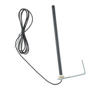 Sawhamale Antenne externe 868 MHz à gain élevé avec câble RG174 de 2 m et support en acier inoxydable, compatible avec les télécommandes Hormann et SOMMER pour porte de garage