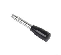 Sawhamale Barre de poignée M6 en acier au carbone pour machine de fraisage - Accessoire de perceuse - Tige de travail pour presse d'établi et outils d'atelier, noir et argenté, taille 115 mm (M10 ×