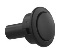 Sawhamale Bouton poussoir chromé pour chasse d'eau Siamp Storm 33A, s'adapte aux trous de chasse d'eau de 38 à 44 mm avec couvercle de support optionnel, construction ABS et fonctionnement fluide pour