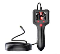 Sawhamale Caméra endoscope industrielle avec écran IPS de 6,1 cm et objectif de 8 mm pour l'inspection des égouts de canalisations avec double angle de vue et sonde étanche IP67 (2 m)