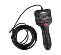 Sawhamale Caméra endoscope industrielle avec écran IPS de 6,1 cm et objectif de 8 mm pour l'inspection des égouts de canalisations avec double angle de vue et sonde étanche IP67 (5 m)