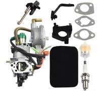 Sawhamale Carburateur double carburant pour kit de conversion GPL - Pour Honda GX390, GX360, GX420, 188F, 190F (4,5 - 5,5 kW)