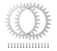 Sawhamale Crampons de roue de traction antidérapants en acier avec clous pour tondeuse robot Sileno Minimo 250 et 500, chaussures à pointes argentées pour améliorer l'adhérence sur les pentes et