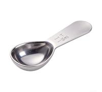 Sawhamale Cuillère doseuse à café en acier inoxydable avec échelle graduée de 15 ml et 30 ml, cuillère en métal 304 pour haricots moulus, thé, sucre, ingrédients de cuisson, contenu précis des