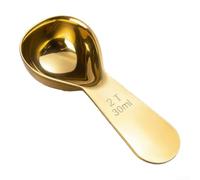 Sawhamale Cuillère doseuse à café en acier inoxydable avec échelle graduée de 15 ml et 30 ml, cuillère en métal 304 pour haricots moulus, thé, sucre, ingrédients de cuisson, contenu précis des
