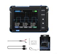Sawhamale DSO153 Oscilloscope numérique portable avec bande passante de 1 MHz et générateur de signal 10 kHz intégré, 5 échantillons, écran HD de 2,8", batterie 1000 mAh - pour électronique (A)