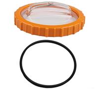 Sawhamale Écrou orange P07018 et couvercle de préfiltre P07019 avec joint torique P6563 pour pompe à filtre à sable modèles 58486 58497 58499 version 2023 Matériau ABS facile à installer Orange vif V