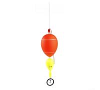 Sawhamale Ensemble de flotteurs pour bar de mer, surf, casting, haute visibilité, couleurs vives, corps en plastique robuste, 18 cm, léger pour canne à pêche nocturne en eau douce de 3 m (orange)