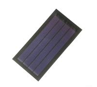 Sawhamale Film solaire flexible 1 W 6 V en silicone amorphe à couche mince panneau solaire à couche mince flexible pour projets solaires de bricolage, chargement de batterie, petits appareils
