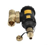 Sawhamale Filtre de Chauffe-Eau Central pour séparation de la saleté de chaudière, séparateur de Boue magnétique avec Maille en Acier Inoxydable, Connexion filetée DN20/DN25/DN32, Filtre en 1 étape