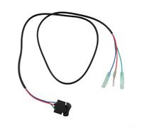 Sawhamale Garniture d'alimentation hors-bord et interrupteur d'inclinaison 37850-93J10 de rechange pour moteurs marins et commande de direction de bateau en plastique avec fil de 58,4 cm
