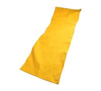 Sawhamale Housse de rechange en polyester pour chaise longue de plage, chaises pliantes ou inclinables, 120 x 45 cm, jaune