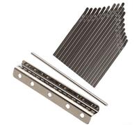 Sawhamale Kalimba Kit de Remplacement à Faire soi-même Comprenant 17 Touches en Acier chevalet et Selle pour Piano à Pouce Standard 17 Touches